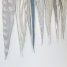 Mattress Ticking Pennant Set of 5 - elsie green - textiles