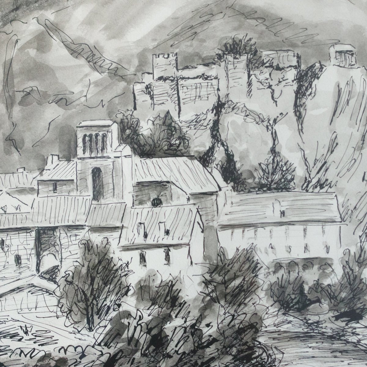Maurice Brianchon Drawing - elsie green - art