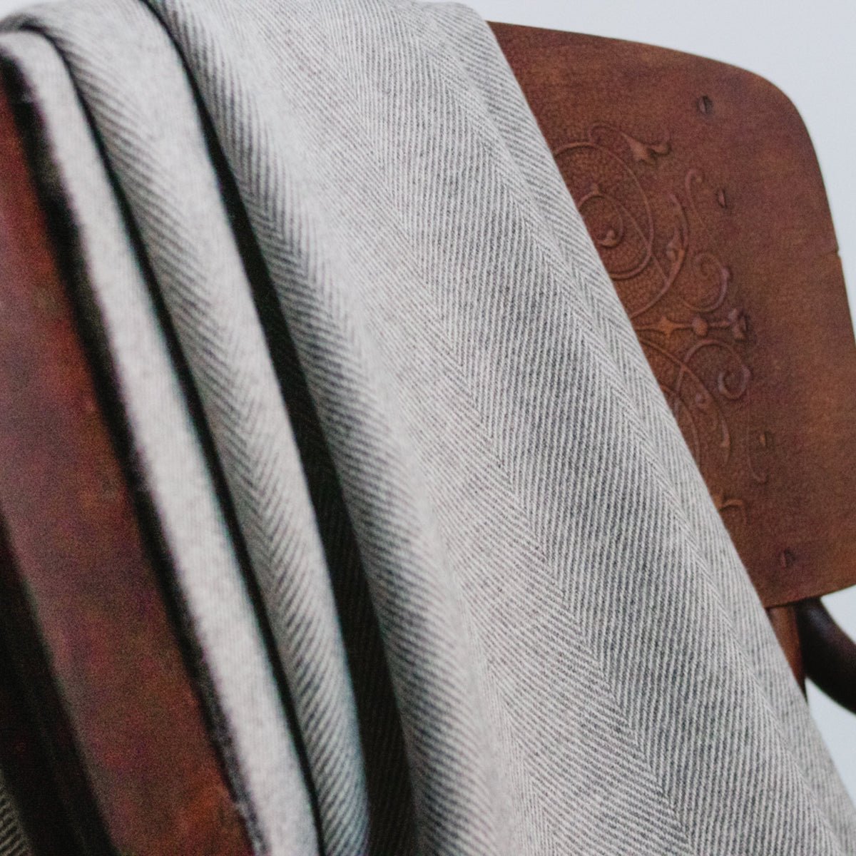 Merino Wool Throw - elsie green - Textiles
