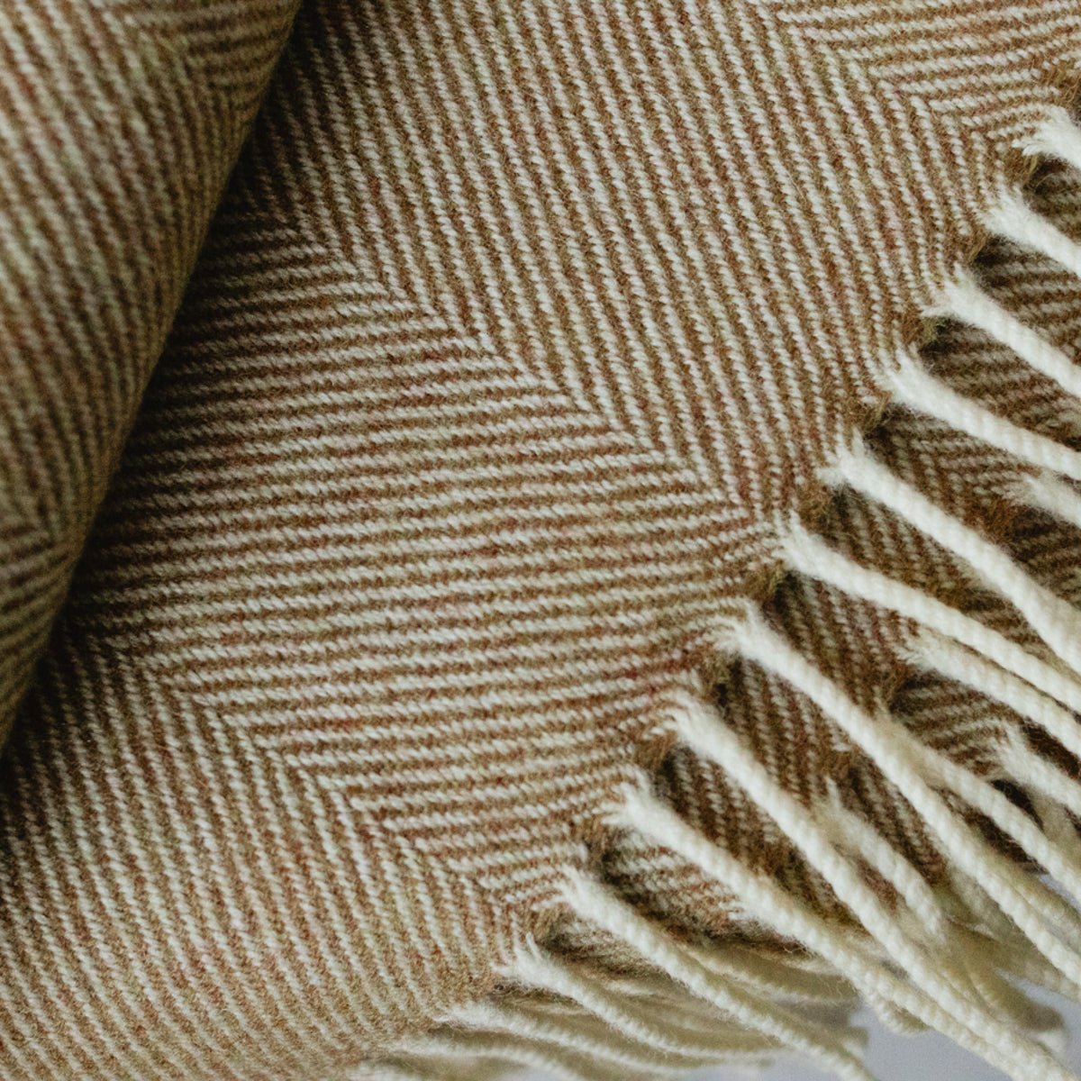 Merino Wool Throw - elsie green - Textiles