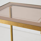 Mid-century Brass Side Table - elsie green - furniture