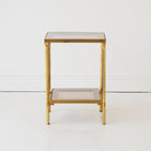 Mid-century Brass Side Table - elsie green - furniture