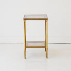 Mid-century Brass Side Table - elsie green - furniture