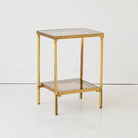 Mid-century Brass Side Table - elsie green - furniture