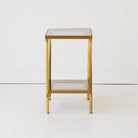 Mid-century Brass Side Table - elsie green - furniture