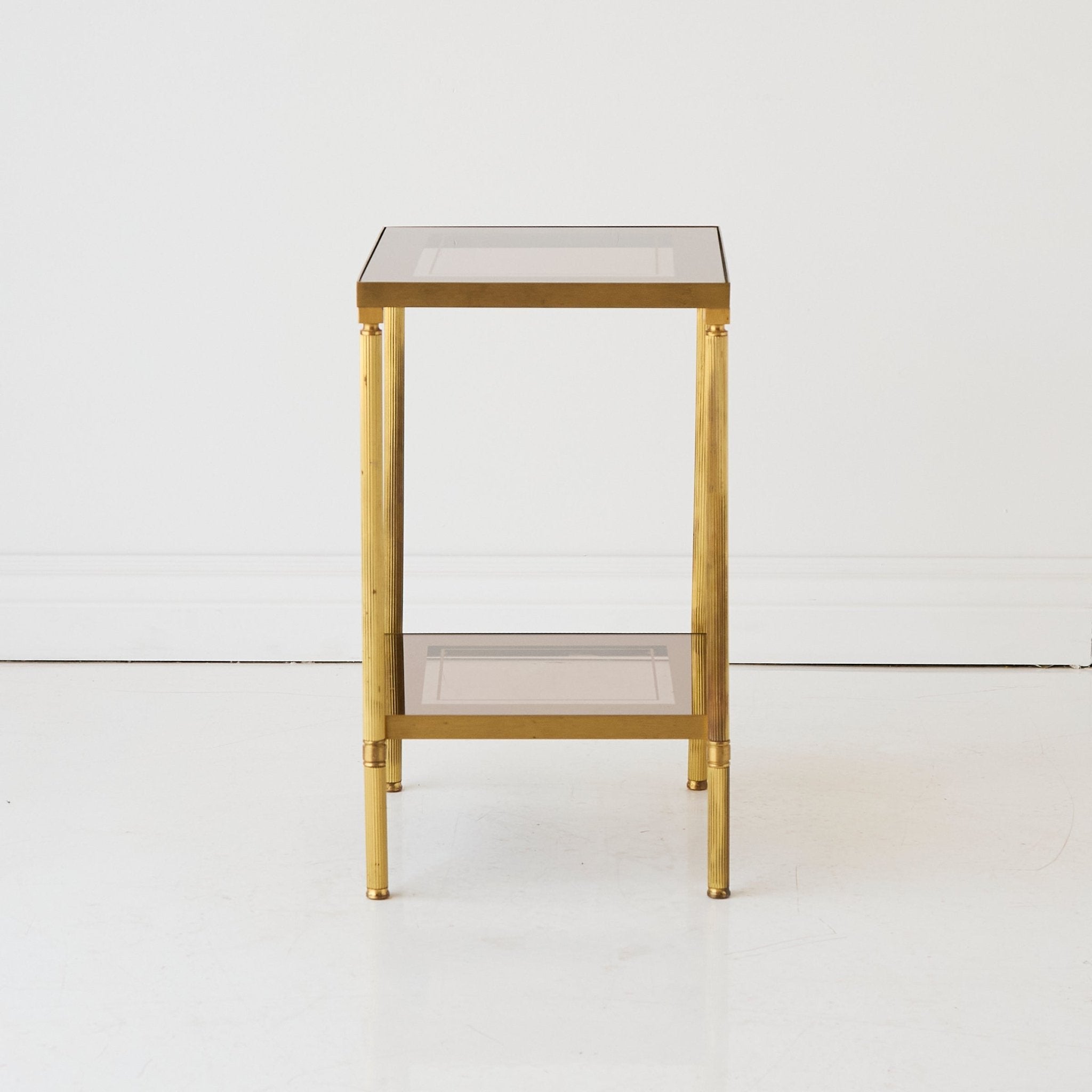 Mid-century Brass Side Table - elsie green - furniture