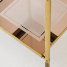 Mid-century Brass Side Table - elsie green - furniture