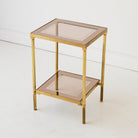 Mid-century Brass Side Table - elsie green - furniture