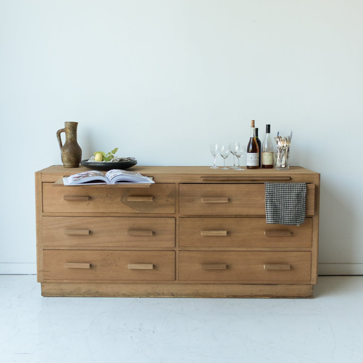 Mid - Century Dresser with Bread Boards - elsie green - furniture