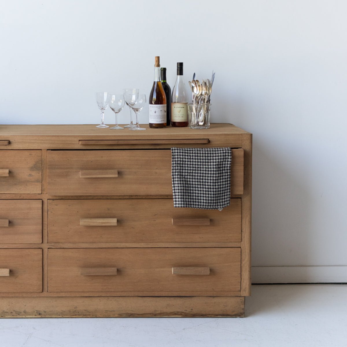 Mid - Century Dresser with Bread Boards - elsie green - furniture