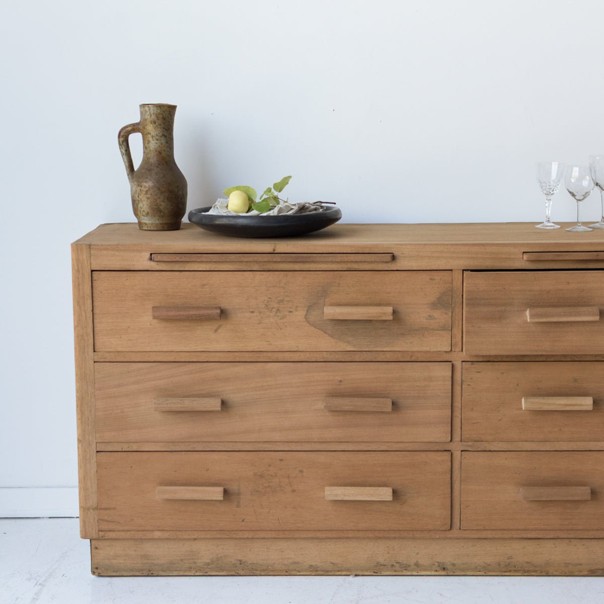 Mid - Century Dresser with Bread Boards - elsie green - furniture