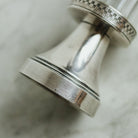 Mid - Century Glass And Silver Mustard Pot - elsie green - The French Kitchen