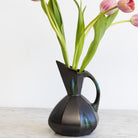 Mid-Century Pitcher with Peacock Glaze - elsie green - the french kitchen