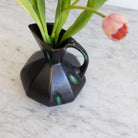 Mid-Century Pitcher with Peacock Glaze - elsie green - the french kitchen