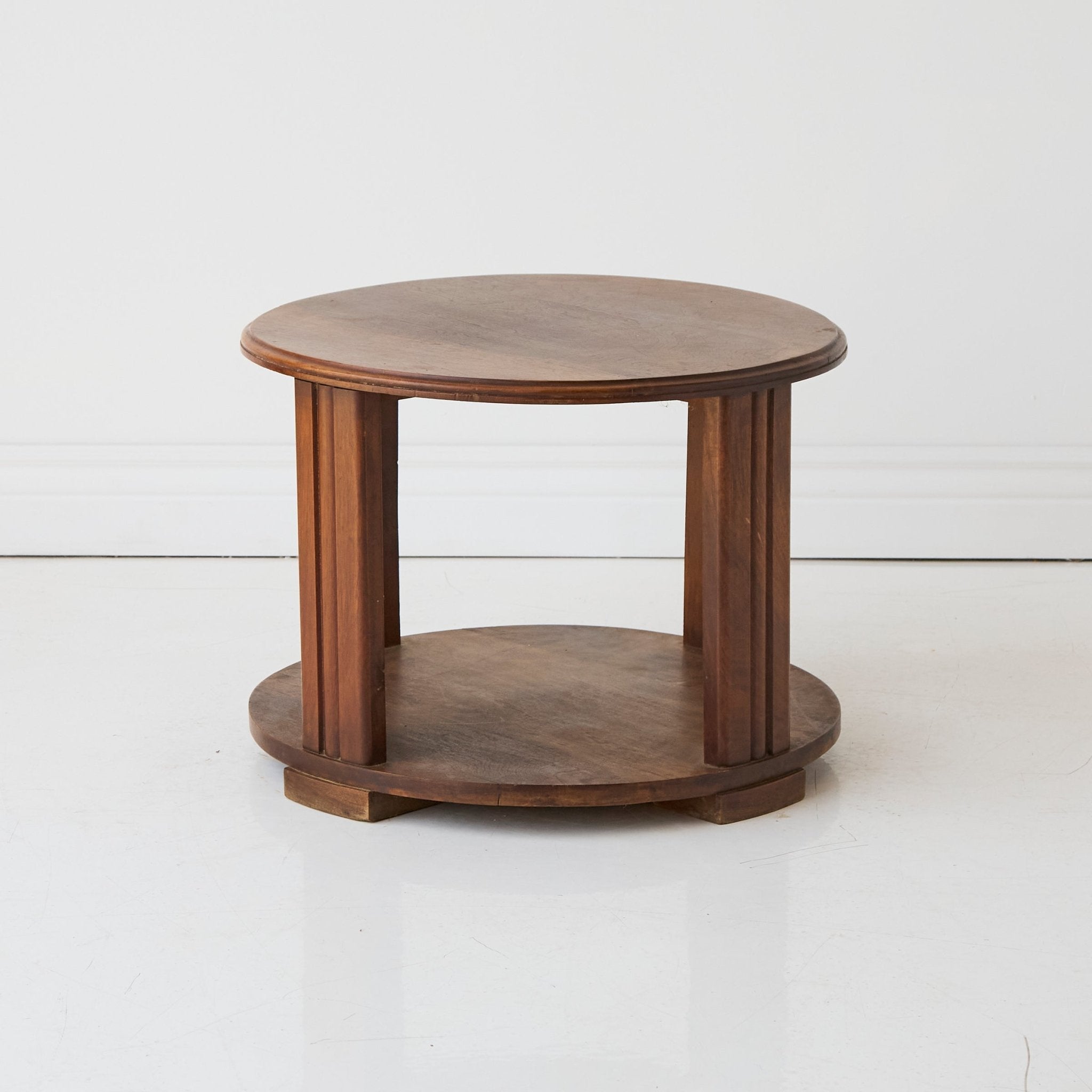 Mid-Century Round Side Table - elsie green - furniture