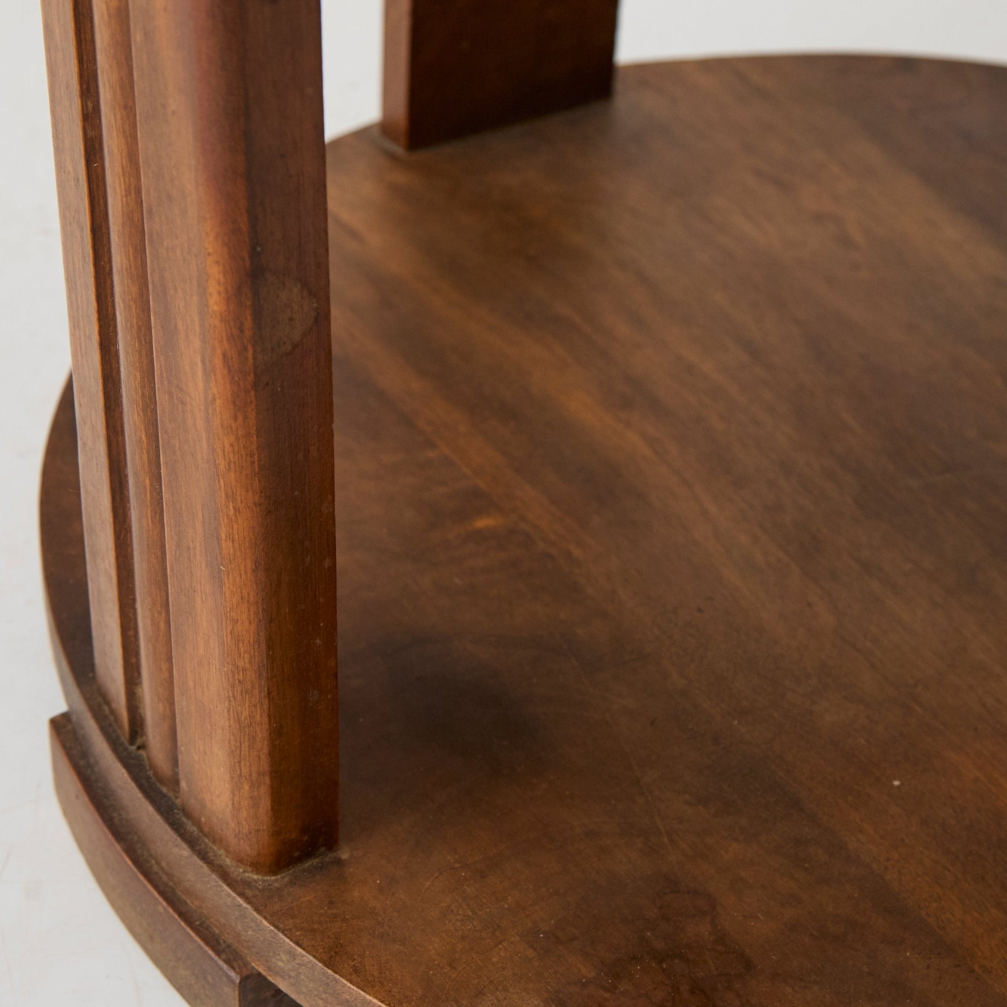Mid-Century Round Side Table - elsie green - furniture