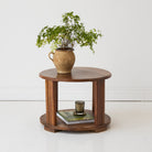 Mid-Century Round Side Table - elsie green - furniture