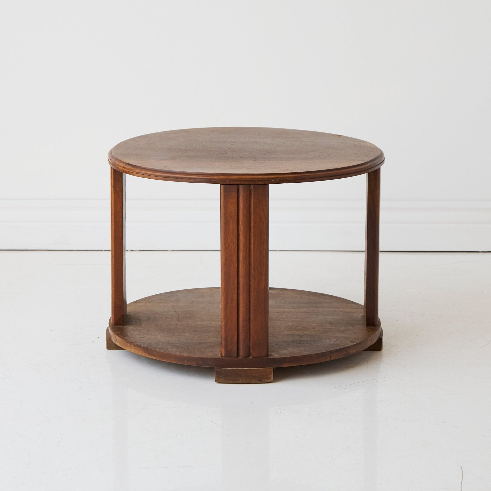 Mid-Century Round Side Table - elsie green - furniture