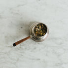 Mid - Century Silver Tea Strainer - elsie green - the french kitchen