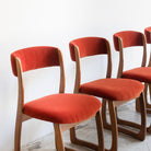 Mid - Century Velvet Dining Chair - elsie green - furniture