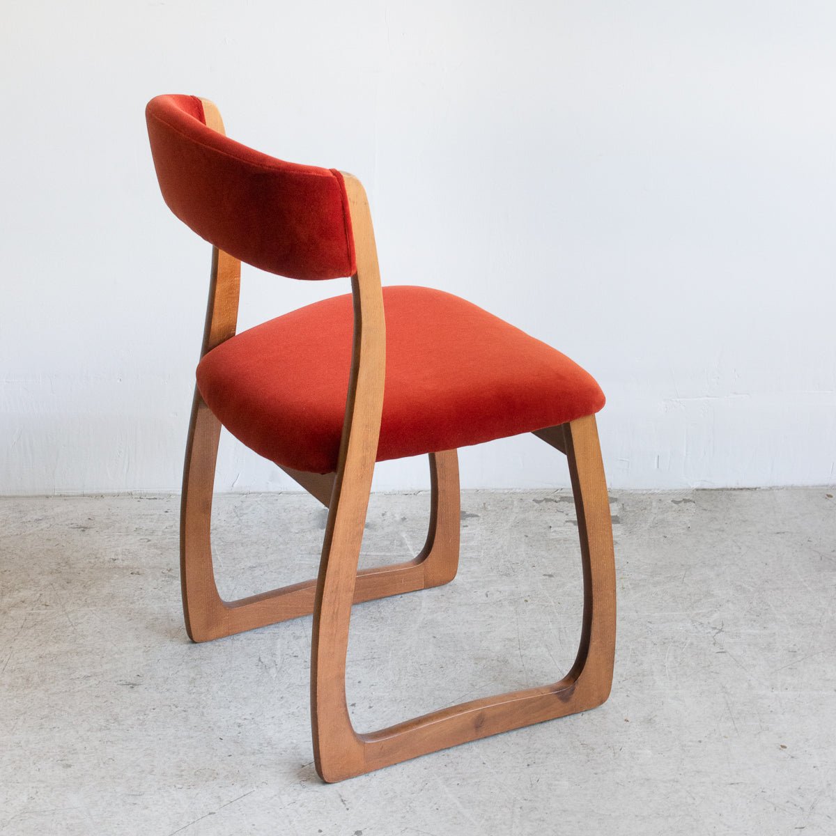 Mid - Century Velvet Dining Chair - elsie green - furniture