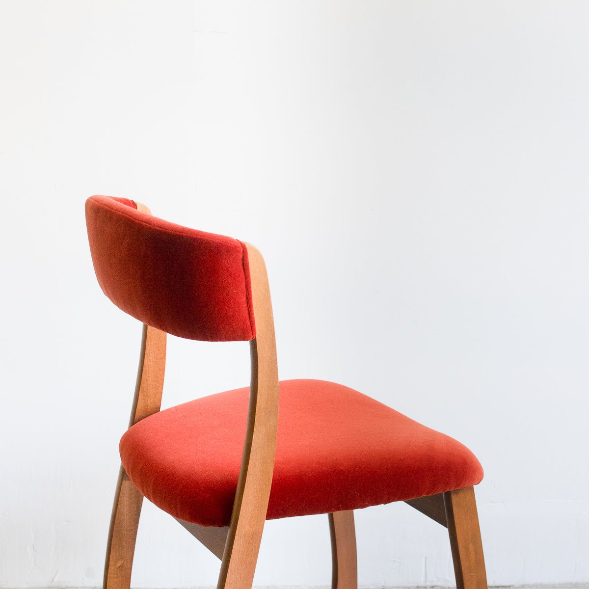 Mid - Century Velvet Dining Chair - elsie green - furniture