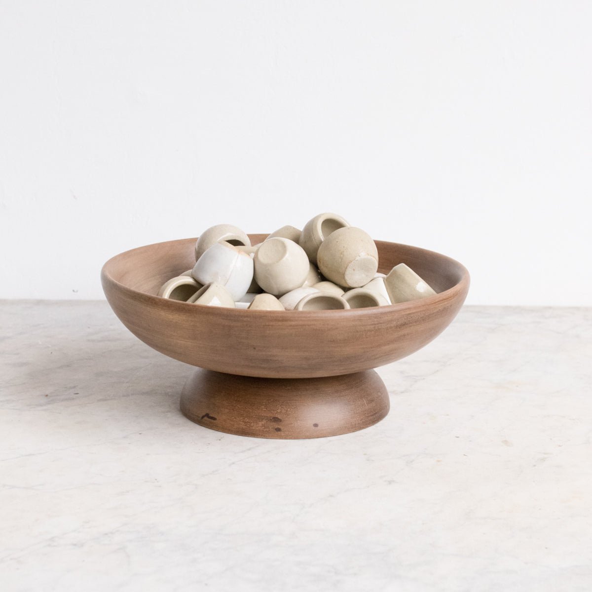 Moncorgé Wood Pedestal Bowl | Mof 1972 - elsie green - The French Kitchen