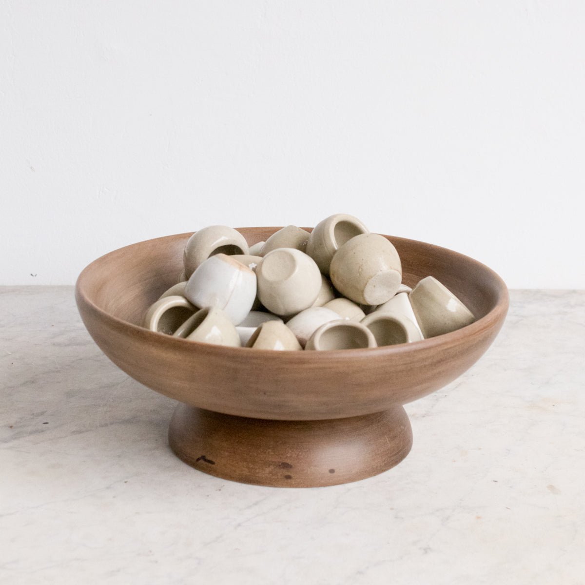 Moncorgé Wood Pedestal Bowl | Mof 1972 - elsie green - The French Kitchen