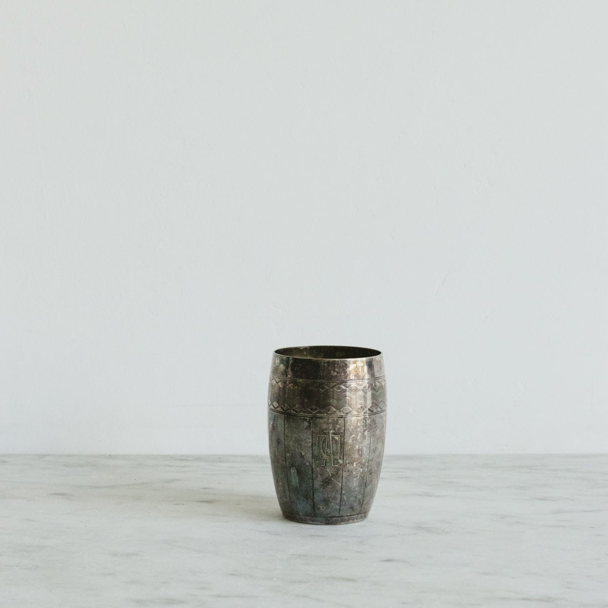 Monogramed Silver Christening Cups Set Of 4 - elsie green - The French Kitchen