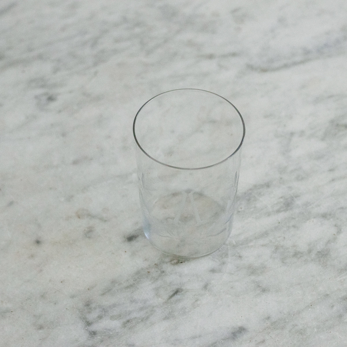 Monogrammed Blown Glass Tumbler - elsie green - the french kitchen