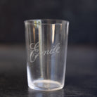 Monogrammed Blown Glass Tumbler - elsie green - the french kitchen