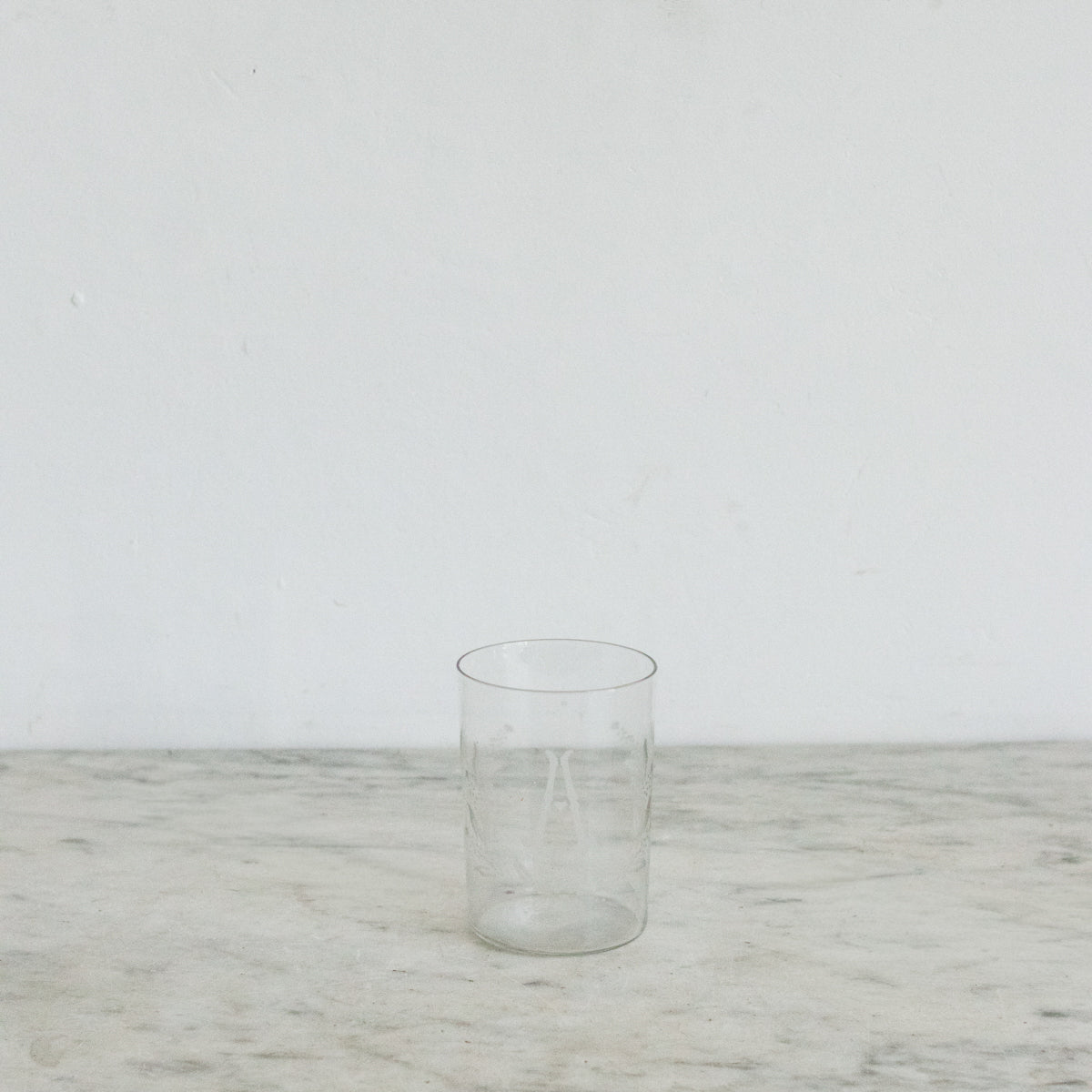 Monogrammed Blown Glass Tumbler - elsie green - the french kitchen