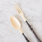 Monogrammed Bone Serving Set - Pair - elsie green - The French Kitchen