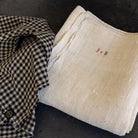 Monogrammed Chanvre Tablecloth - elsie green - textiles