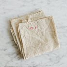 Monogrammed Chanvre Towel - elsie green - textiles