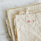 Monogrammed Chanvre Towel - elsie green - textiles