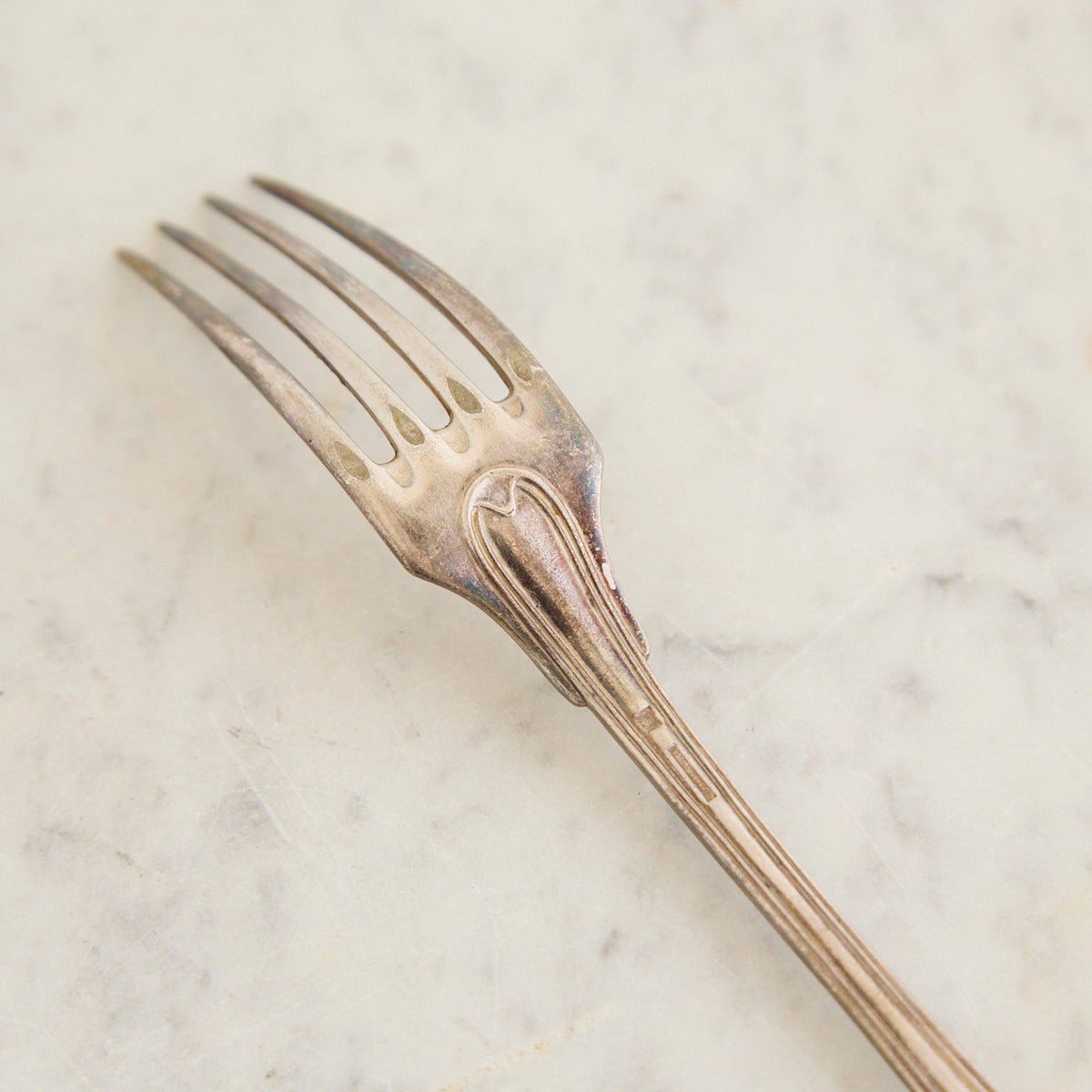 Monogrammed Christofle Dinner Fork Set of 5 | The Patrick Orbe Collection - elsie green - the french kitchen