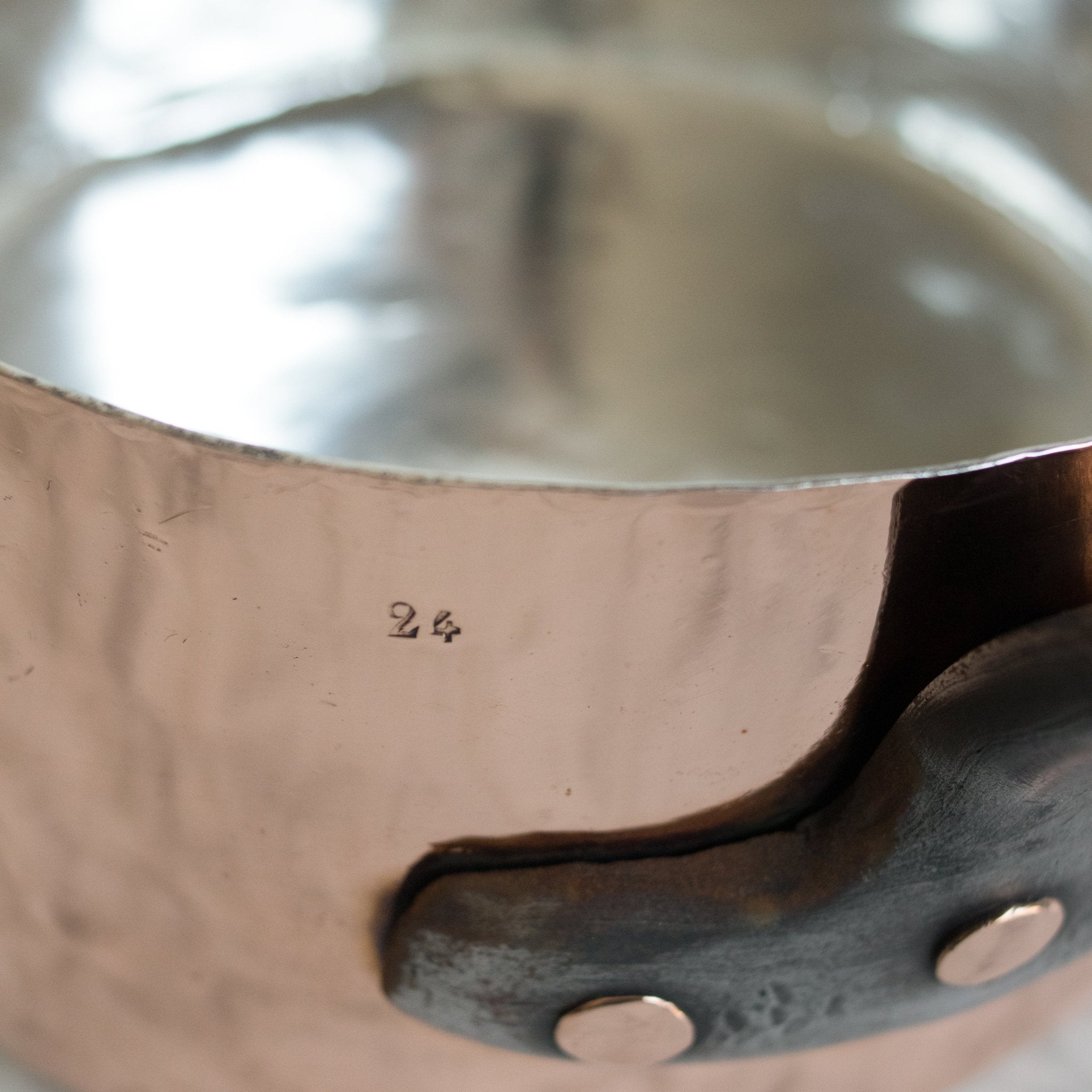 Monogrammed Copper Pot - elsie green - the french kitchen