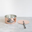 Monogrammed Copper Pot With Lid - elsie green - the french kitchen