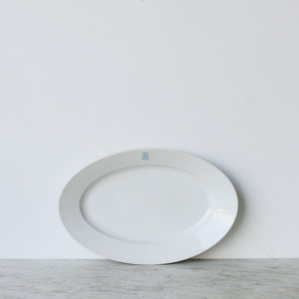 Monogrammed Porcelain Platter - elsie green - the french kitchen