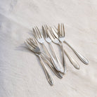 Monogrammed Sterling Dessert Fork Set of 4 | The Patrick Orbe Collection - elsie green - the french kitchen