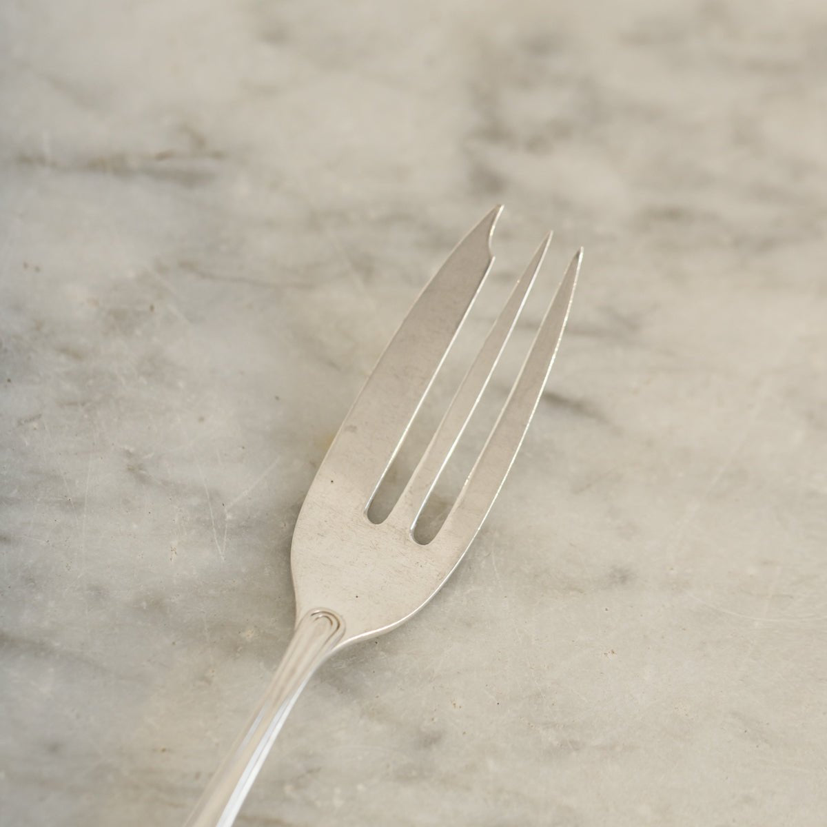 Monogrammed Sterling Dessert Fork Set of 4 | The Patrick Orbe Collection - elsie green - the french kitchen