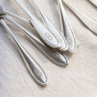 Monogrammed Sterling Dessert Fork Set of 4 | The Patrick Orbe Collection - elsie green - the french kitchen