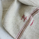 Monogrammed Vintage Chanvre - elsie green - Textiles