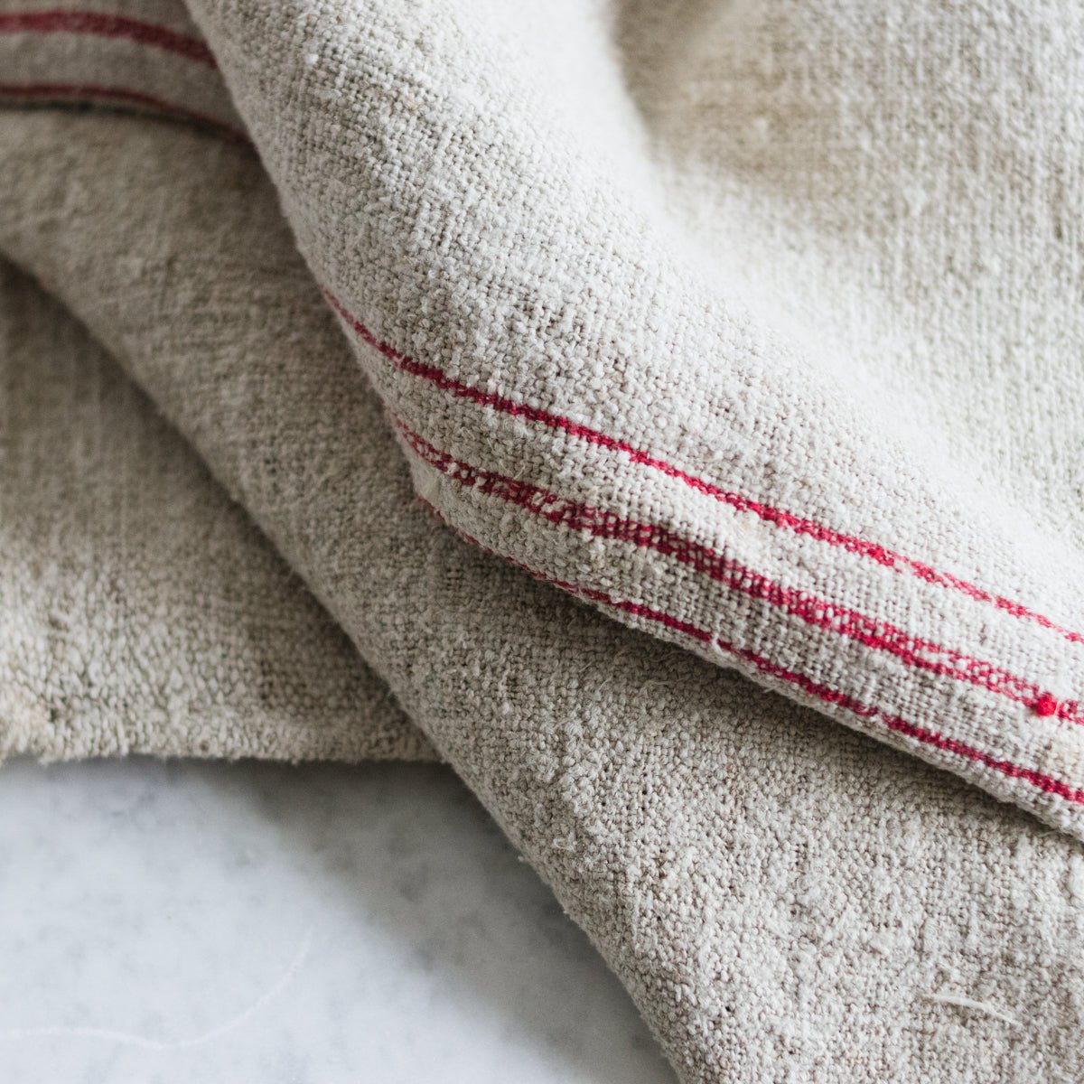 Monogrammed Vintage Chanvre - elsie green - Textiles