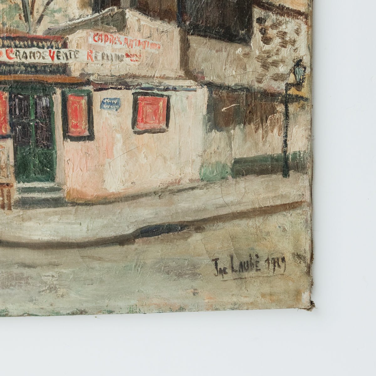 Montmartre Paris Oil Painting - elsie green - art