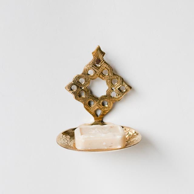 Moroccan Brass Soap Dish - elsie green - decor