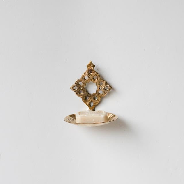 Moroccan Brass Soap Dish - elsie green - decor