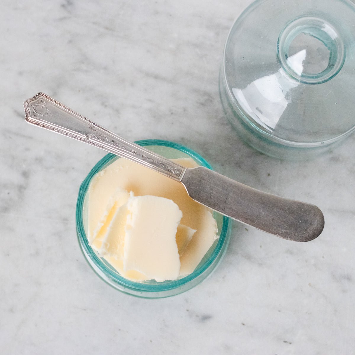 Moroccan Glass Butter Keeper - elsie green - the french kitchen