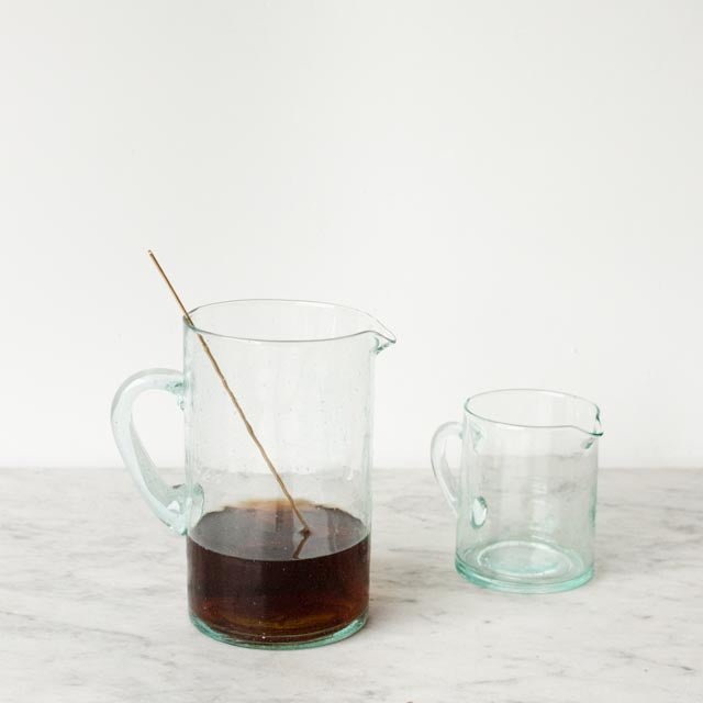 Moroccan Glass Pitcher - elsie green - French Kitchen